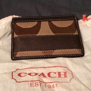 Coach Signature Cardholder